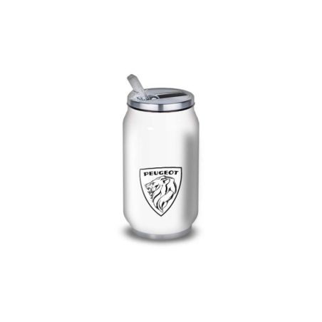 Gourde Alu et Thermos Peugeot Logo 1970's