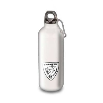 Gourde Alu et Thermos Peugeot Logo 1970's