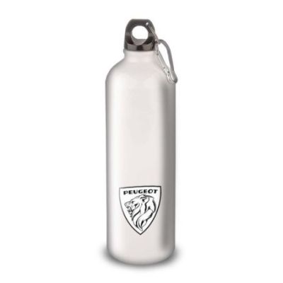 Gourde Alu et Thermos Peugeot Logo 1970's