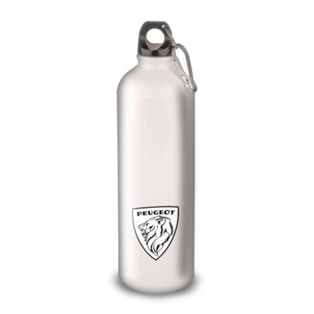 Gourde Alu et Thermos Peugeot Logo 1970's Gourde Alu et Thermos Peugeot Logo 1970's