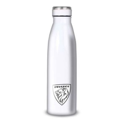 Gourde Alu et Thermos Peugeot Logo 1970's