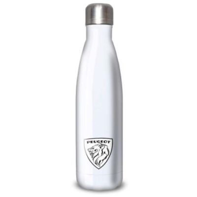 Gourde Alu et Thermos Peugeot Logo 1970's