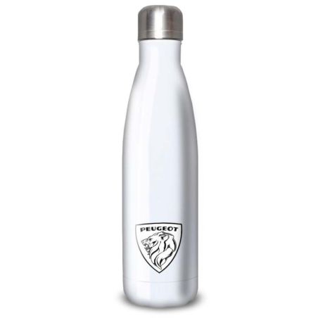Gourde Alu et Thermos Peugeot Logo 1970's Gourde Alu et Thermos Peugeot Logo 1970's
