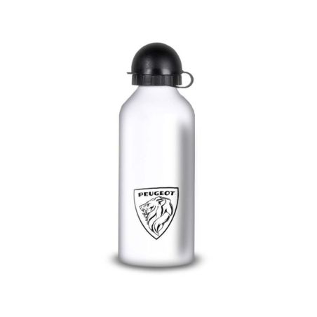 Gourde Alu et Thermos Peugeot Logo 1970's Gourde Alu et Thermos Peugeot Logo 1970's