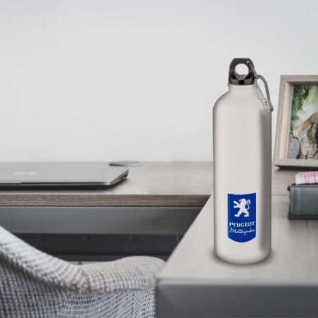 Gourde Alu et Thermos Peugeot Logo Motocycle Gourde Alu et Thermos Peugeot Logo Motocycle