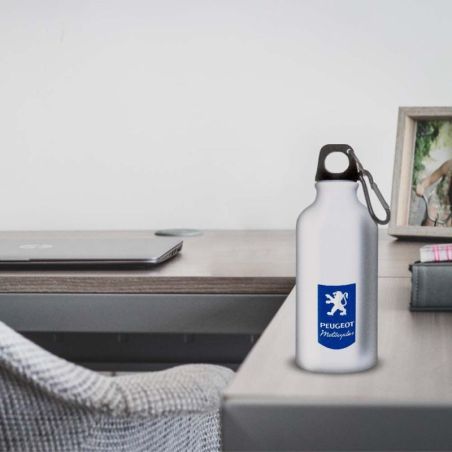 Gourde Alu et Thermos Peugeot Logo Motocycle Gourde Alu et Thermos Peugeot Logo Motocycle
