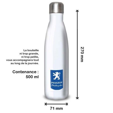 Gourde Alu et Thermos Peugeot Logo Motocycle Gourde Alu et Thermos Peugeot Logo Motocycle