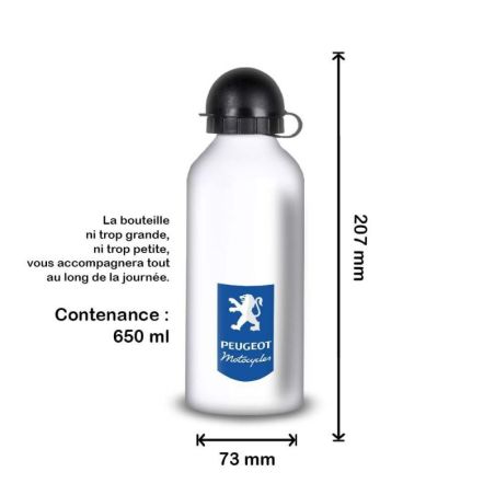 Gourde Alu et Thermos Peugeot Logo Motocycle Gourde Alu et Thermos Peugeot Logo Motocycle