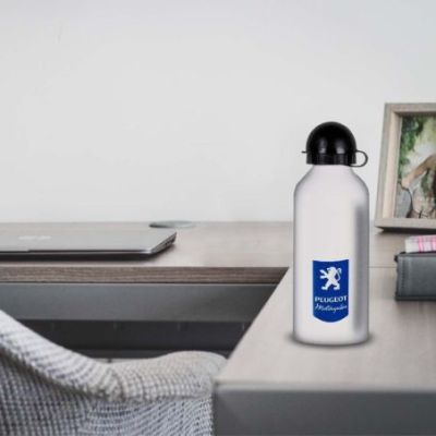 Gourde Alu et Thermos Peugeot Logo Motocycle