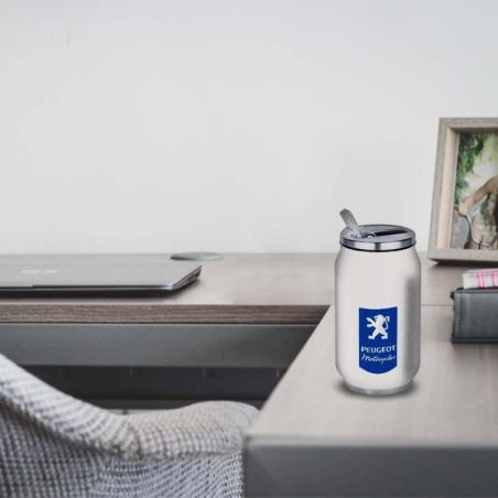 Gourde Alu et Thermos Peugeot Logo Motocycle Gourde Alu et Thermos Peugeot Logo Motocycle