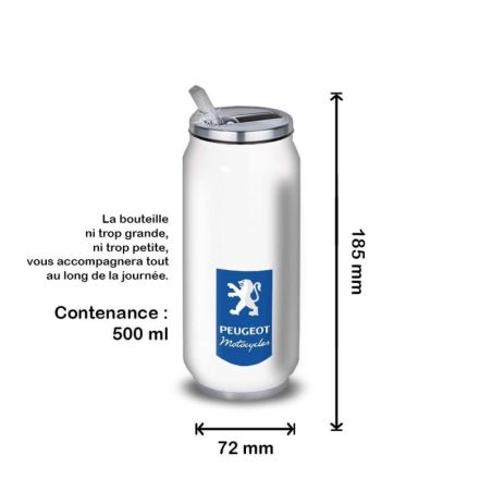 Gourde Alu et Thermos Peugeot Logo Motocycle Gourde Alu et Thermos Peugeot Logo Motocycle