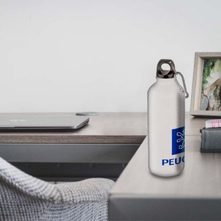 Gourde Alu et Thermos Peugeot Logo 1980 Gourde Alu et Thermos Peugeot Logo 1980