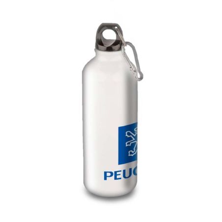 Gourde Alu et Thermos Peugeot Logo 1980 Gourde Alu et Thermos Peugeot Logo 1980