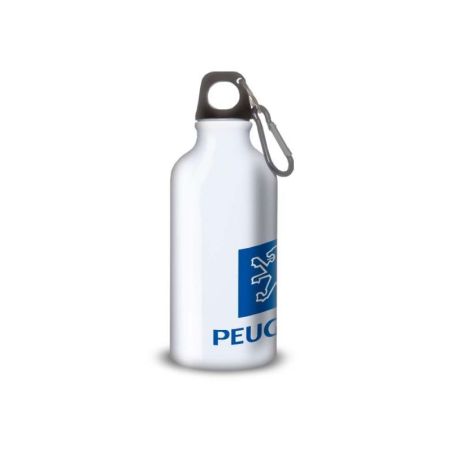 Gourde Alu et Thermos Peugeot Logo 1980 Gourde Alu et Thermos Peugeot Logo 1980