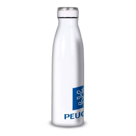 Gourde Alu et Thermos Peugeot Logo 1980 Gourde Alu et Thermos Peugeot Logo 1980
