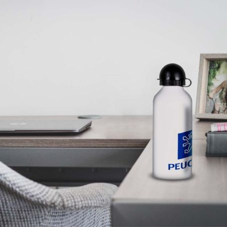 Gourde Alu et Thermos Peugeot Logo 1980 Gourde Alu et Thermos Peugeot Logo 1980