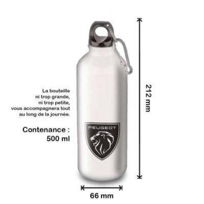 Gourde Alu et Thermos Peugeot Logo Lion