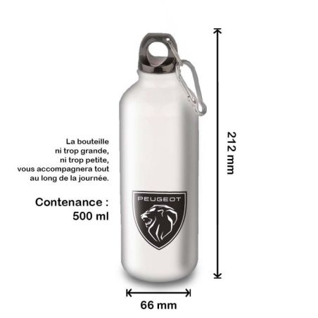 Gourde Alu et Thermos Peugeot Logo Lion