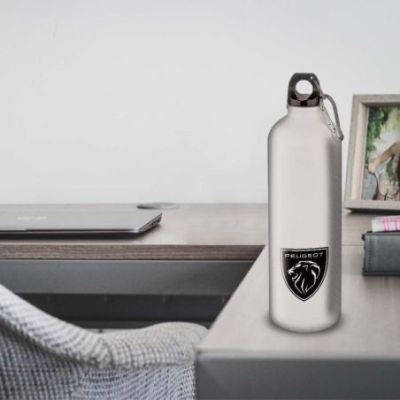 Gourde Alu et Thermos Peugeot Logo Lion