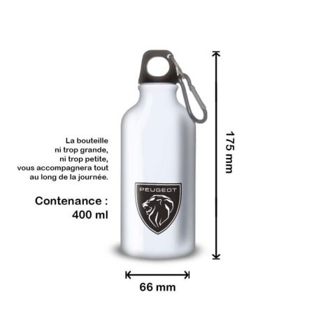 Gourde Alu et Thermos Peugeot Logo Lion Gourde Alu et Thermos Peugeot Logo Lion