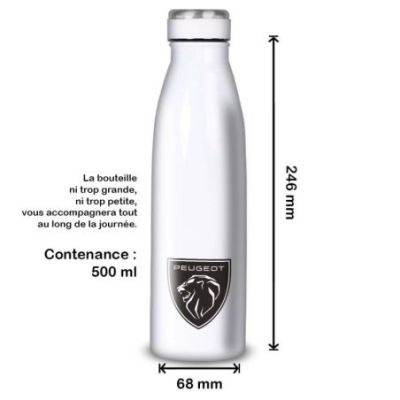 Gourde Alu et Thermos Peugeot Logo Lion