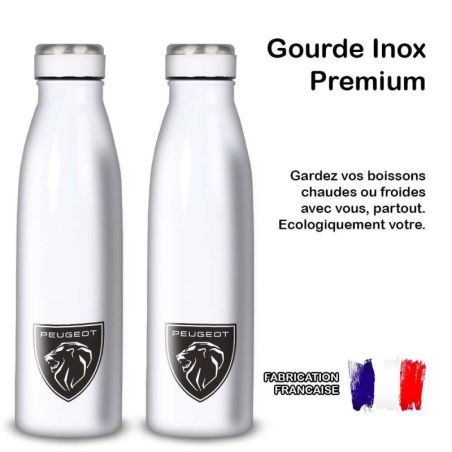 Gourde Alu et Thermos Peugeot Logo Lion Gourde Alu et Thermos Peugeot Logo Lion