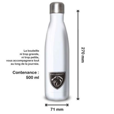 Gourde Alu et Thermos Peugeot Logo Lion