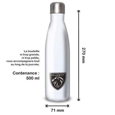 Gourde Alu et Thermos Peugeot Logo Lion Gourde Alu et Thermos Peugeot Logo Lion