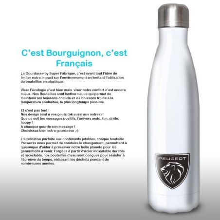 Gourde Alu et Thermos Peugeot Logo Lion Gourde Alu et Thermos Peugeot Logo Lion