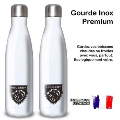 Gourde Alu et Thermos Peugeot Logo Lion
