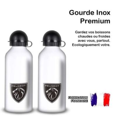 Gourde Alu et Thermos Peugeot Logo Lion