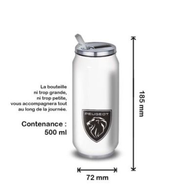 Gourde Alu et Thermos Peugeot Logo Lion