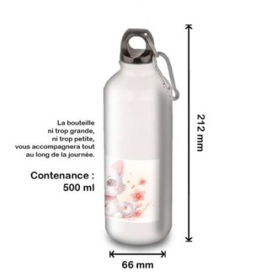 Gourde Alu et Thermos Chat Maneki-neko