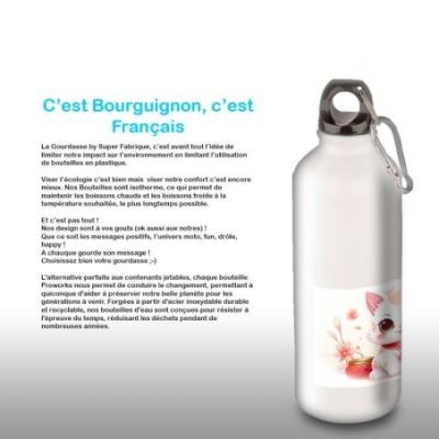 Gourde Alu et Thermos Chat Maneki-neko