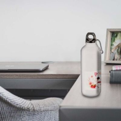 Gourde Alu et Thermos Chat Maneki-neko
