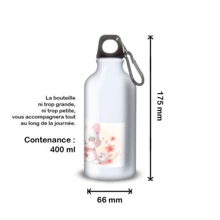 Gourde Alu et Thermos Chat Maneki-neko Gourde Alu et Thermos Chat Maneki-neko