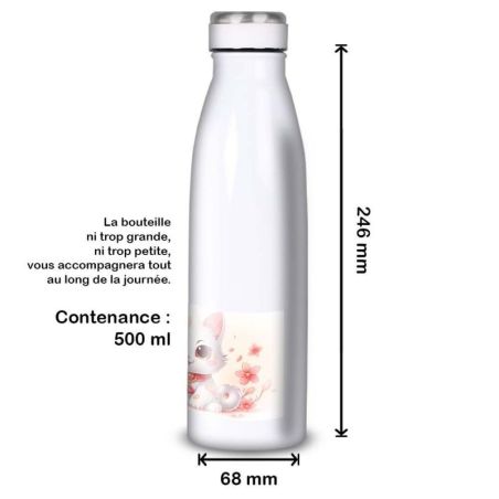 Gourde Alu et Thermos Chat Maneki-neko Gourde Alu et Thermos Chat Maneki-neko