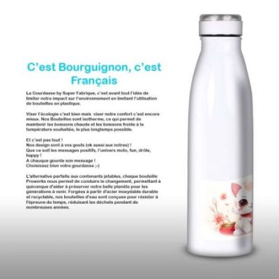 Gourde Alu et Thermos Chat Maneki-neko