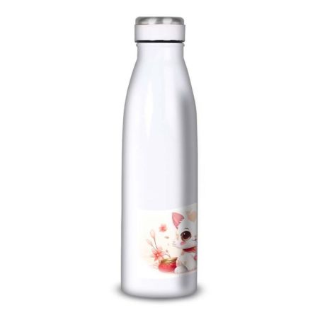 Gourde Alu et Thermos Chat Maneki-neko Gourde Alu et Thermos Chat Maneki-neko