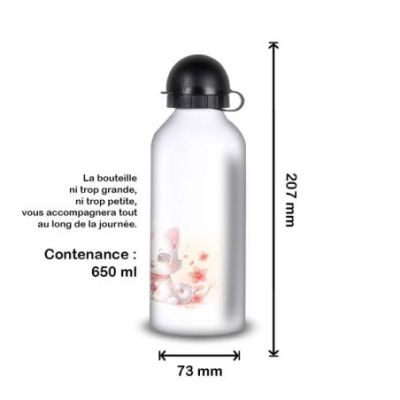 Gourde Alu et Thermos Chat Maneki-neko