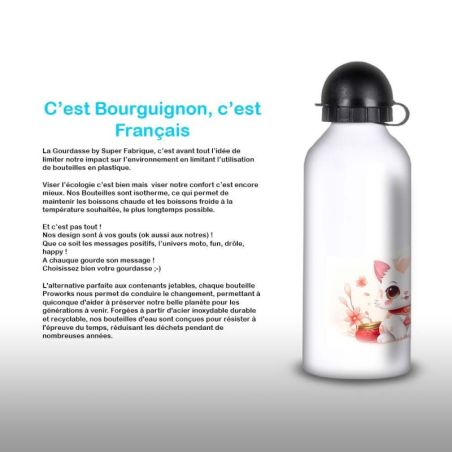Gourde Alu et Thermos Chat Maneki-neko Gourde Alu et Thermos Chat Maneki-neko