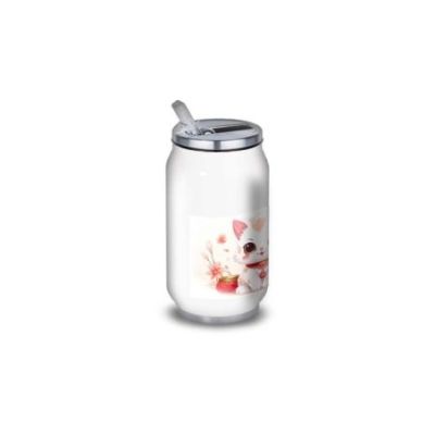 Gourde Alu et Thermos Chat Maneki-neko
