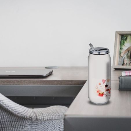Gourde Alu et Thermos Chat Maneki-neko Gourde Alu et Thermos Chat Maneki-neko