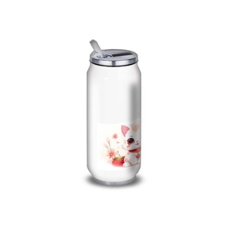 Gourde Alu et Thermos Chat Maneki-neko Gourde Alu et Thermos Chat Maneki-neko