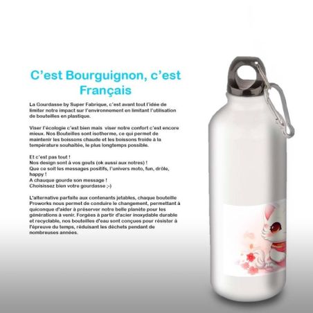 Gourde Alu et Thermos Chat Kawaii Gourde Alu et Thermos Chat Kawaii