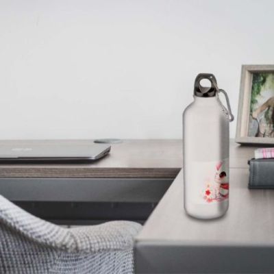 Gourde Alu et Thermos Chat Kawaii