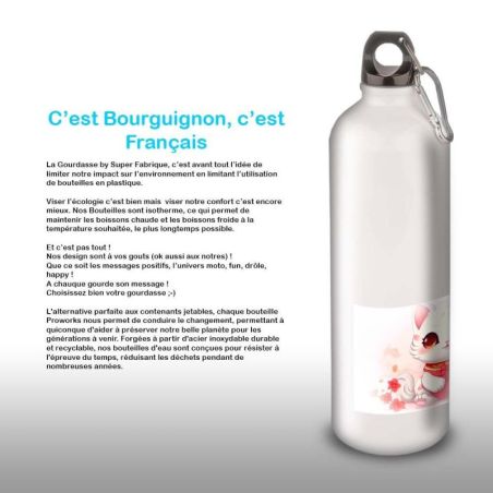 Gourde Alu et Thermos Chat Kawaii Gourde Alu et Thermos Chat Kawaii