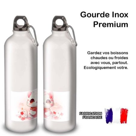 Gourde Alu et Thermos Chat Kawaii Gourde Alu et Thermos Chat Kawaii