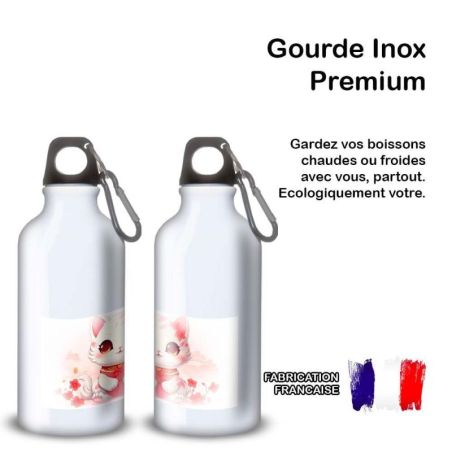 Gourde Alu et Thermos Chat Kawaii Gourde Alu et Thermos Chat Kawaii