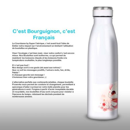 Gourde Alu et Thermos Chat Kawaii Gourde Alu et Thermos Chat Kawaii